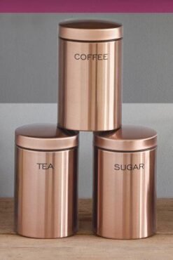 Kitchen decor  Let's fall in love with these copper kitchens with a dazzling home design set of 3