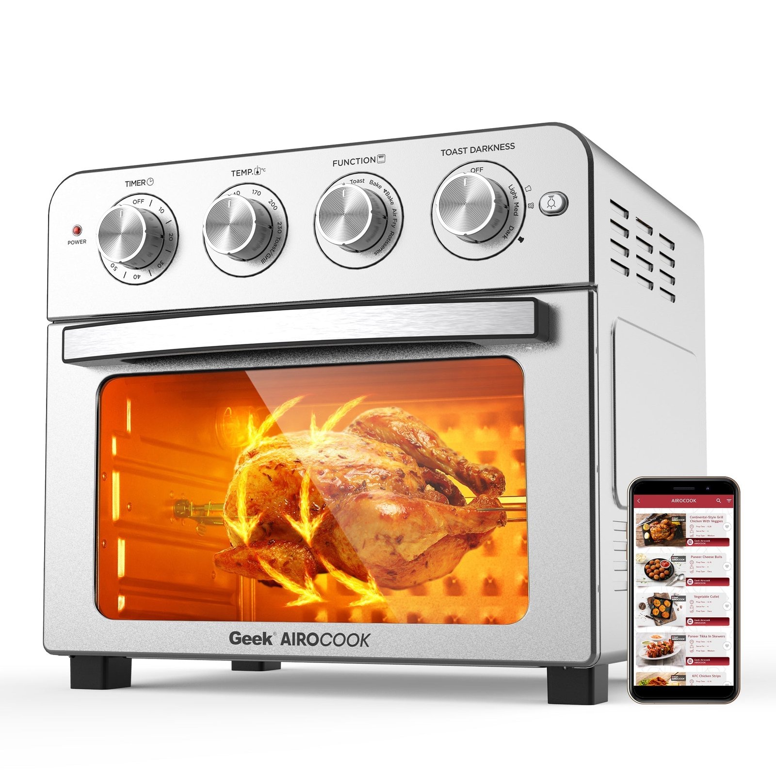 AiroCook Iris Plus 23 Litre Air Fryer Oven
